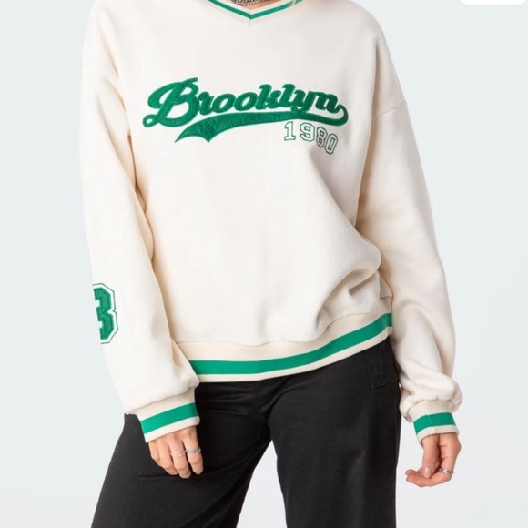 NWT Edikted Brooklyn Oversize Sweatshirt - Picture 1 of 6